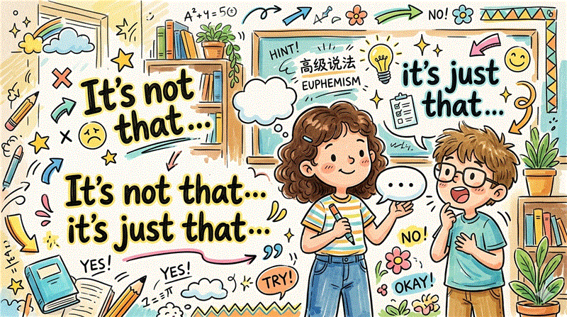 It's not that